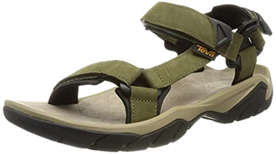 Teva Leather, M Terra Fi 5 Universal PEATHER Uomo, Verde Oliva Scuro, 42 EU