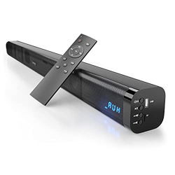 Smalody Soundbar, 31 Pollici e 40 W per Altoparlanti TV, Soundbar Home Audio Bluetooth 5.0 Cablata e Wireless, Subwoofer Integrato e Ottico, AUX, USB, características