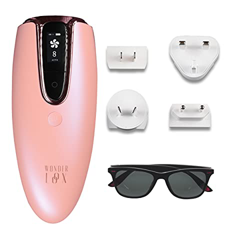 Wonderloox Epilatore Luce Pulsata 500.000 Flash,Depilazione IPL Indolore Definitiva per Corpo,Bikini,Gambe,Viso,Schiena,Ascelle/Fotoringiovanimento Vi características