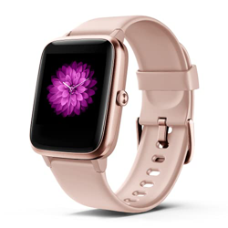 Smartwatch Donna, Orologio Fitness donna Cardiofrequenzimetro Impermeabil IP68 Sonno salute delle donne Contapassi Cronometro Notifiche Messaggi Contr en oferta