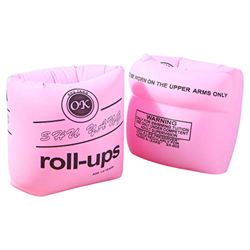 Braccioli gonfiabili, galleggianti arrotolabili, per bambini, adulti e bambini, per imparare a nuotare, galleggiante, per bambini e adulti (1 paio) en oferta