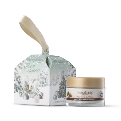 Confezione regalo Karite d'Africa - Crema viso - nutriente protettiva - con olio e burro di Karite (50 ml) - pelli normali o secche
