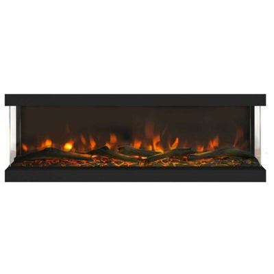 Caminetto elettrico effetto 3D LED cm 127x24,8x41,7 Xaralyn LEVICO-120-3D