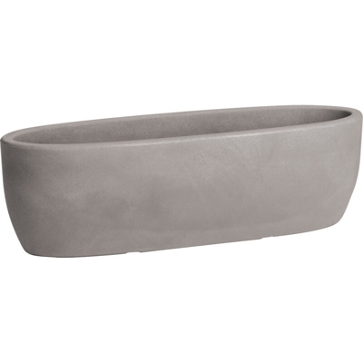 Vaso cassetta Iris cenere 60cm