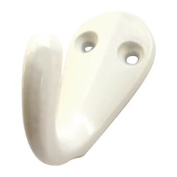 Handtuchhaken 1 Hak.H.36mm B.21mm Alu.weiß besch. características