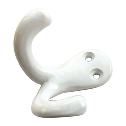 Handtuchhaken 2 Hak.H.31mm B.52mm Alu.weiß besch. precio