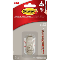 3M Gancio universale Command™ Timeless S Nickel (spazzolato) Contenuto: 1 pz. características