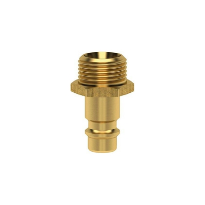 Tappo per nipplo per raccordo NW 72mm Ottone Serie ES AG G1 / 2 LÜDECKE