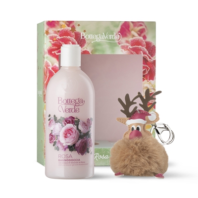 Scrigno felice Natale Rosa