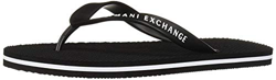 Armani Exchange Flip Flop PVC+Eva, Infradito Uomo, Nero (Black+White Logo 00002), 42 EU precio