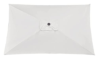 ombrellone da giardino 3x2m / 6 bracci ricambio ombrellone coperchio coperchio rettangolare, tavola di mercato ombrellone ombrellone ombrellone UV. Co