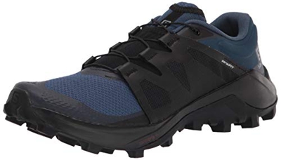 SALOMON WILDCROSS, Scarpe da Trail Running Uomo, Dark Denim/Black/Navy Blazer, 42 EU