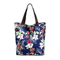 Sweetneed chida yi Grande Borsa Da Spiaggia Idrorepellente, Borsa Per La Spesa Pieghevole Stampata Con Chiusura Zip, Borsa Da Spiaggia In Tela Shopper características