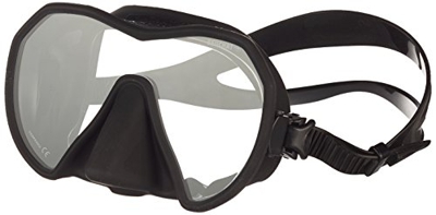 Beuchat Maxlux, Maschera per Immersioni e Snorkeling, Nero