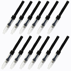 Zoohot 12 pz universale penna stilografica converter inchiostro standard spingere il riempimento precio