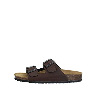 Valleverde G51800P Sandali bio Scarpe Uomo in Pelle Marrone