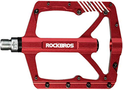 ROCKBROS Pedali Bici MTB in Alluminio 9/16” Universali Ciclismo Superficie Ultra-Larga Cuscinetto Sigillato CNC Taglio Anodizzazione Ultra-Leggero Ant precio