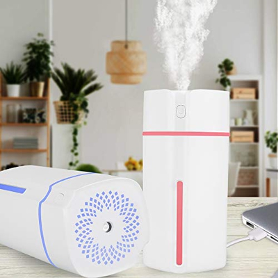 iBazal Diffusore di Aromi Ultrasuoni USB 280ml Oli Essenziali 7 Colori LED Umidificatore Atomizzatore di Essenze Purificatore Aria per Ufficio,Yoga,Sp