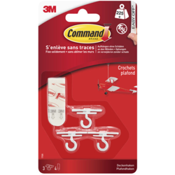 3M Ganci da soffitto Command™ (L x L x A) 30 x 17 x 19 mm Bianco Contenuto: 3 pz. en oferta