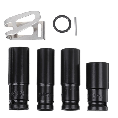 Set di bussole a percussione 17-22 mm pneumatiche esagonali a manicotto a testa lunga per pneumatici pesanti per chiavi elettriche al litio utensili