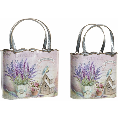 Vaso Metallo Lilla (2 pcs) - Dkd Home Decor