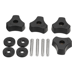 Drillpro Accessorio per utensili per la lavorazione del legno ad azione rapida Dado per pinza Dado per impugnatura per binari a T M6 Manico per en oferta