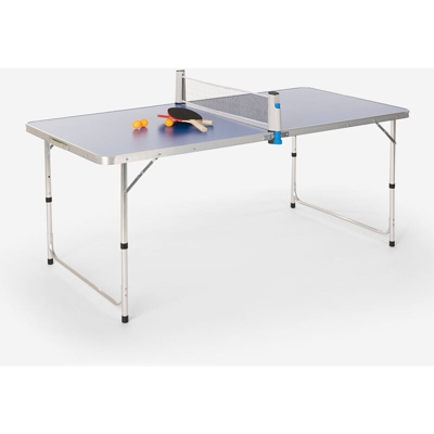 Tavolo da ping pong 160x80 pieghevole interno esterno rete racchette palline Backspin
