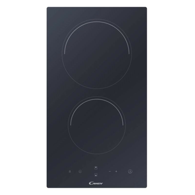 Candy Timeless CDH30 Piano Cottura Nero da Incasso 28.8cm Ceramica 2 Zone