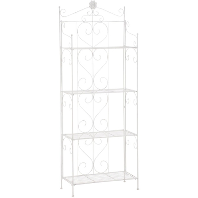 Scaffale in Ferro Lenja Rustico Bianco antico