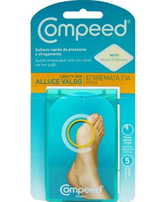 Compeed Cerotto Per Alluce Valgo Dona Protezione 5 Pezzi