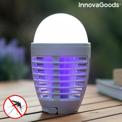 Lampada Antizanzare Ricaricabile con LED 2 in 1 Kl Bulb InnovaGoods en oferta