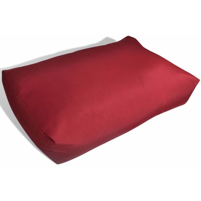vidaXL Cuscino Imbottito per Sedia 60 x 40 x 20 cm Rosso Vino
