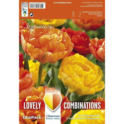 Bulbi Autunnali di Tulipano Combi Double Orange & Yellow confezione da 15 pz KAPITEYN características