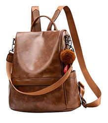 shepretty Zaino Donna antifurto Borsa Tracolla Zainetto Viaggio Daypack,6766Marrone características