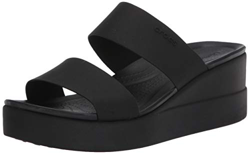 CROCS Brooklyn Mid Wedge W, Infradito per Il Tempo Libero e Abbigliamento Sportivo da Donna, Multicolor (Nero/Nero), 39 EU precio