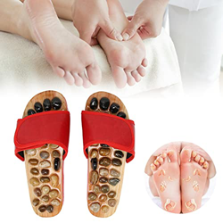 Pantofole per massaggio ai piedi, Pantofole per massaggio con digitopressione Pantofole terapeutiche regolabili per il bagno per i viaggi per l'hotel  en oferta