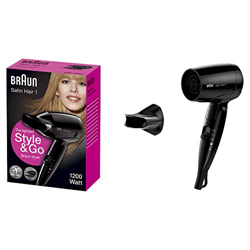 Braun Satin Hair 1 HD130 Style&Go Asciugacapelli da Viaggio en oferta