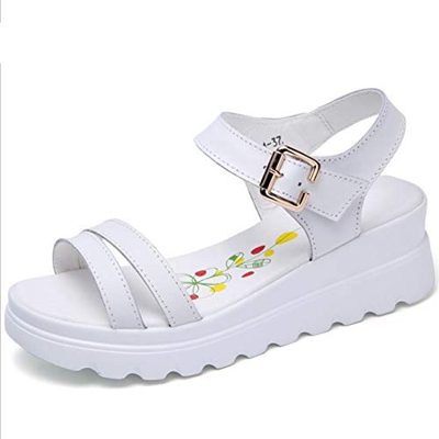 Donne Sandali Confortevole Elegante Estate Peep Toe Platform Ladies Wild Casual Scarpe da Lavoro all'aperto