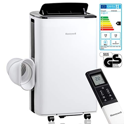 Honeywell HF09 - Conditioner portatile per aria condizionata, 2.5 kW, 9000 BTU, Bianco