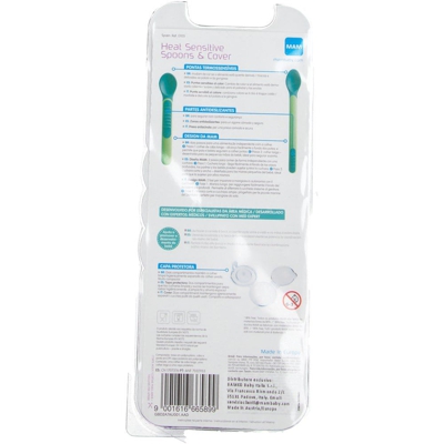MAM Heat Sensitive Cucchiaini con Coperchio