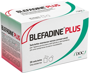 BLEFADINE 28 SALVIETTE PER DETERSIONE PERIOCULARE + 1 COMPRESSA RISCALDABILE