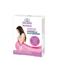 P6 Nausea Control Sea Band Mama Caramelle Allo Zenzero Integratore Alimentare 24 Caramelle en oferta