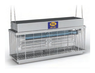 Lampada Cattura Insetti A Scarica Elettroinsetticida CRI CRI INOX 308S Mo-El