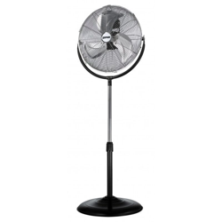Ventilatore a piantana 60w con 5 pale colore nero pba50p precio
