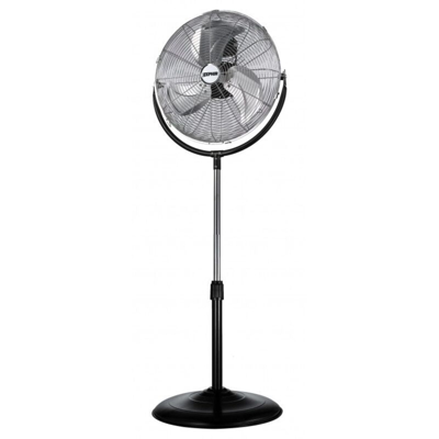 Ventilatore a piantana 60w con 5 pale colore nero pba50p