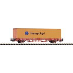 Carro porta container in scala H0 Piko H0 57700 Hapag Lloyd di DB Cargo en oferta