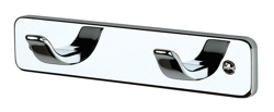 Porta abito doppio cromato bianco - serie varese en oferta