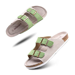 Sandali Uomo Casuale Infradito Donna Confortevole Flip Flops Unisex Ciabatte Antiscivolo Adulto Spiaggia Piscina Verde Chiaro 3 Taglia 40 precio