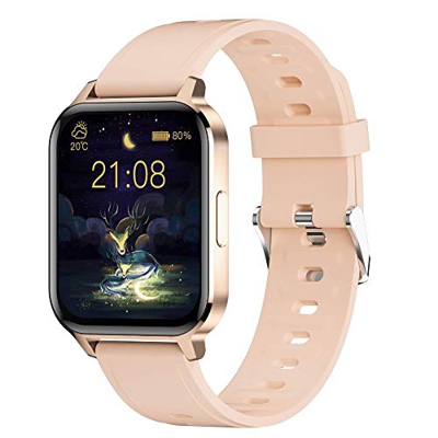 Smartwatch 1.7'' Full Screen Orologio Orologio Fitness Tracker Uomo Donna, Bluetooth Smart Watch Cardiofrequenzimetro da Polso Schermo Orologio Fitnes