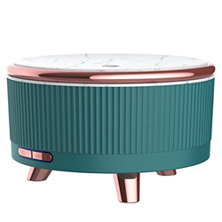 HOCO Umidificatore, diffusore di aromi silenzioso ad ultrasuoni , diffusore di nebbia d'aria 500ml, funzione di spegnimento automatico della luce nott en oferta